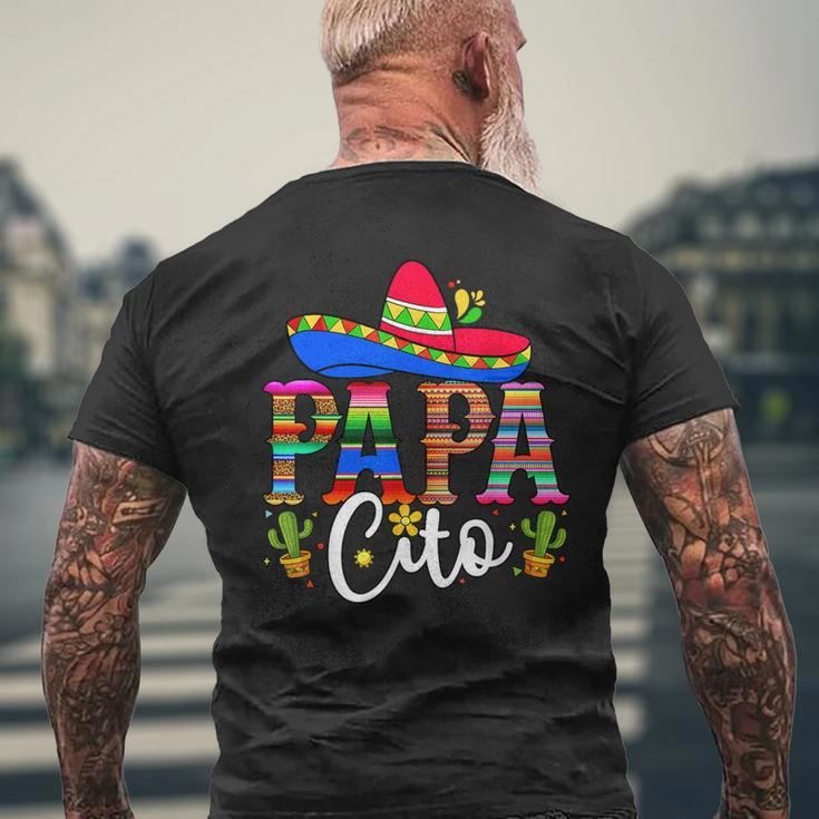 Papa Cito Sombrero Cinco De Mayo Fiesta Mexican 5 De Mayo Men's T-shirt Back Print Gifts for Old Men