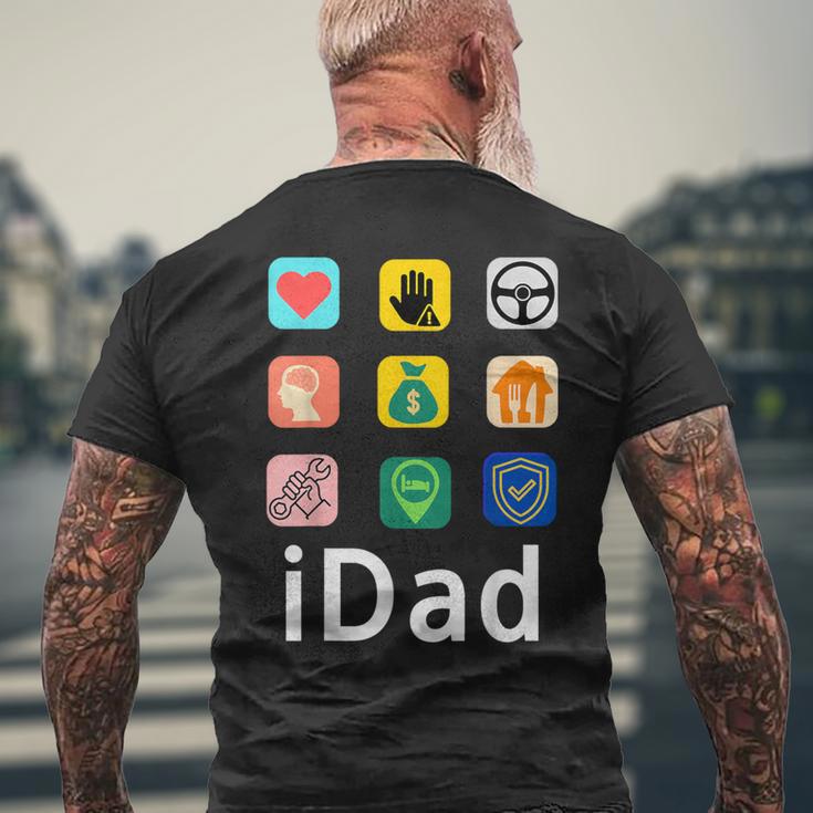 Papa I Dad Als Lustige Appatertag T-Shirt mit Rückendruck Geschenke für alte Männer