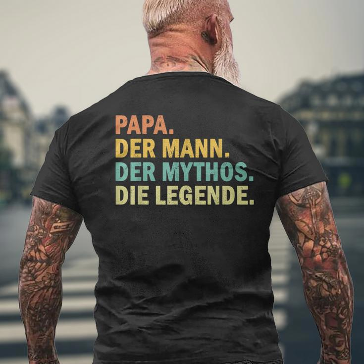 ‘Papa Der Mann Der Mythos Die Legende’ T-Shirt mit Rückendruck Geschenke für alte Männer