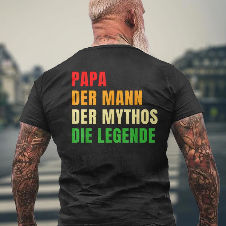 Papa Die Legend Father's Day S T-Shirt mit Rückendruck Geschenke für alte Männer