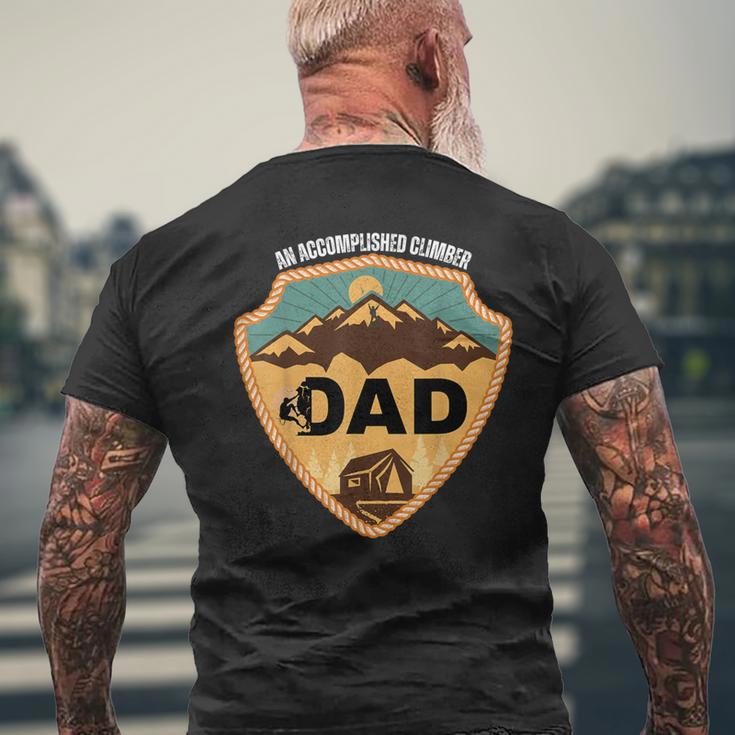 Papa Einersierter Bergsteiger Lustige Geschenke Zumatertag T-Shirt mit Rückendruck Geschenke für alte Männer