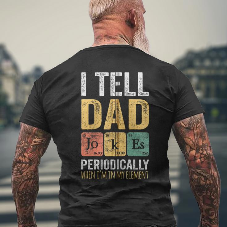 Papa Ich Sage Papa Witze Regelmäßigatertag Kapuzenjacke T-Shirt mit Rückendruck Geschenke für alte Männer