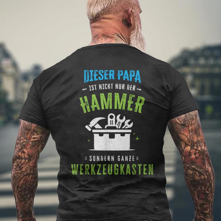 Papa Ist Nicht Nur Der Hammer Sondern Ganze Werkzeugkasten T-Shirt mit Rückendruck Geschenke für alte Männer