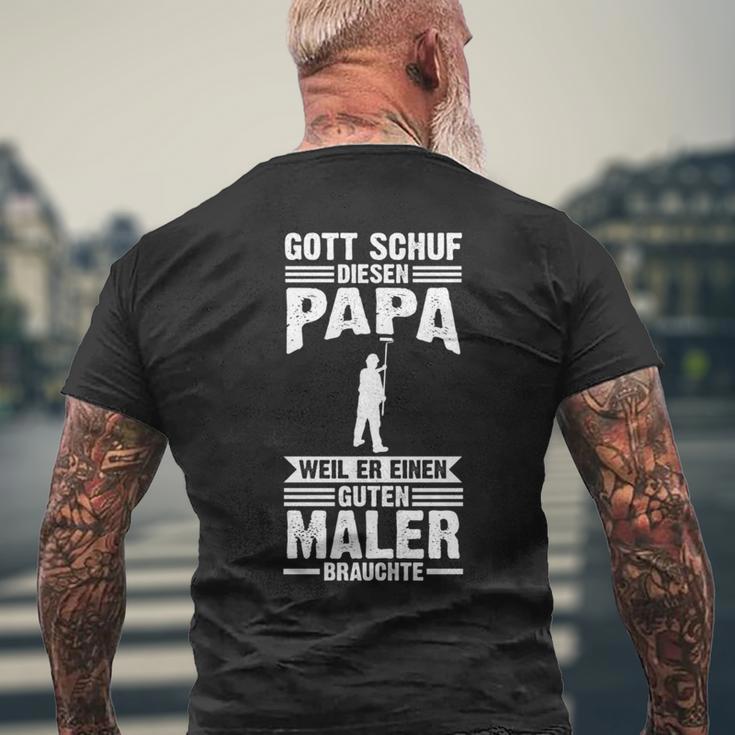 Papa Maler T-Shirt mit Rückendruck Geschenke für alte Männer