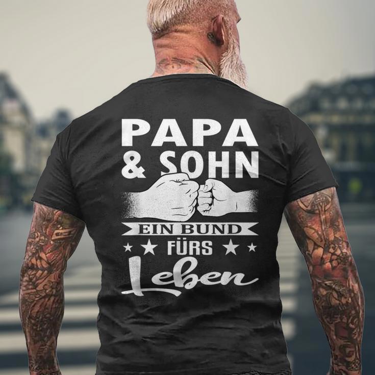 Papa Und Sonhn Ein Bund Für Leben Father Partner Look Family T-Shirt mit Rückendruck Geschenke für alte Männer