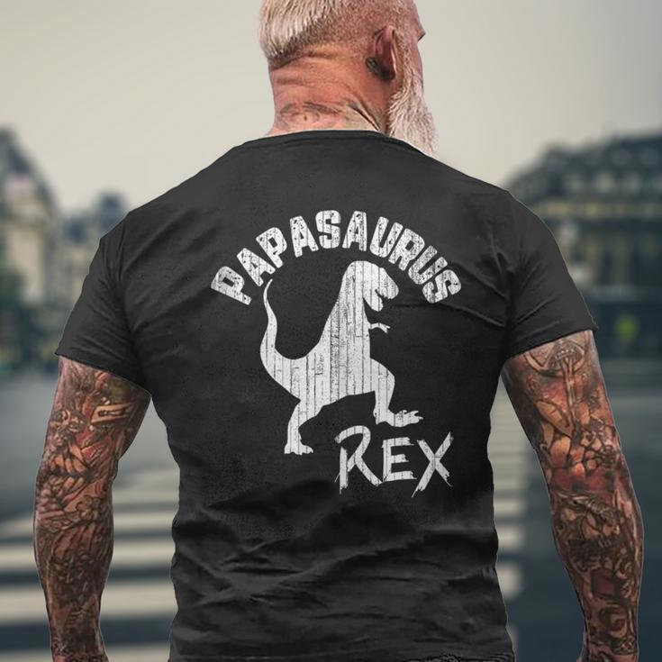 Papasaurus Rex Papa Dinosaurier Lustigesatertagsgeschenk T-Shirt mit Rückendruck Geschenke für alte Männer