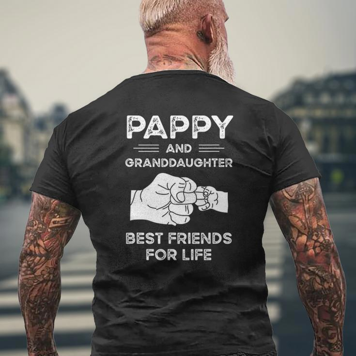 Pappy And Granddaughter Best Friends For Life Matching Mens Back Print T-shirt Gifts for Old Men