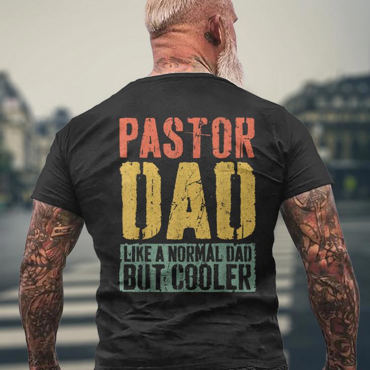 Pastor Dad Father's Day Pastor Dad Men's T-shirt Back Print Gifts for Old Men