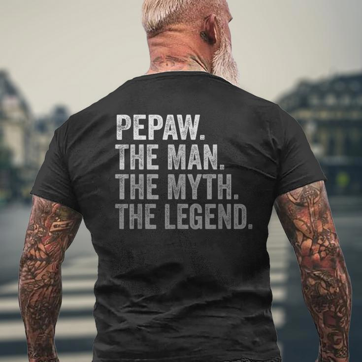 Pepaw Der Mann Der Mythos Die Legende Großvateratertag T-Shirt mit Rückendruck Geschenke für alte Männer