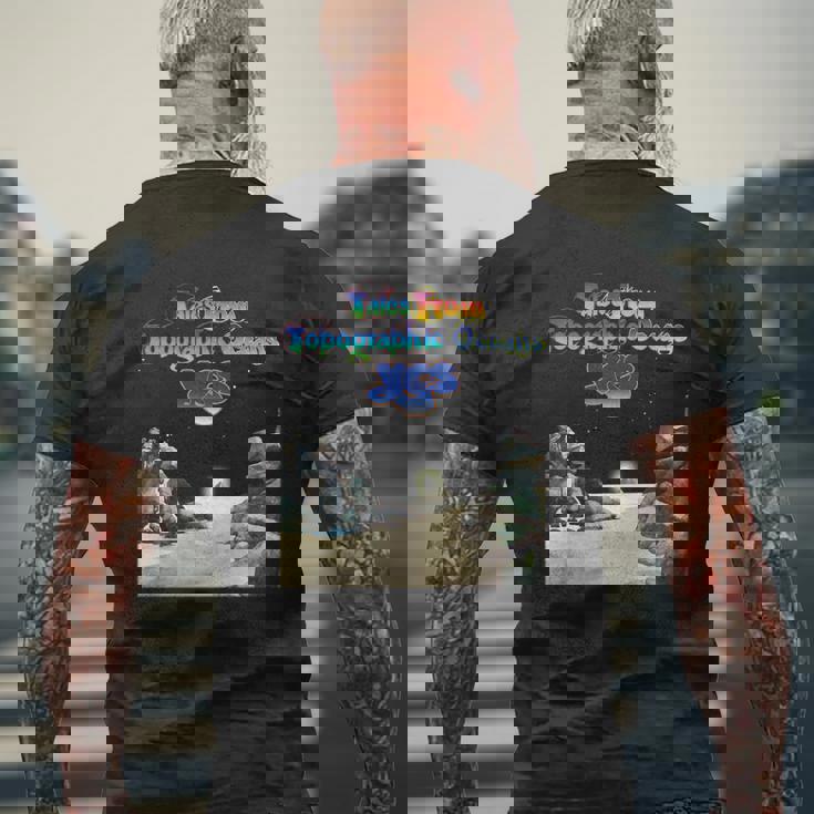 Pgsrnv Yes Band Tales From Topographic Oceans T-shirt imprimé au dos Cadeaux pour les vieillards
