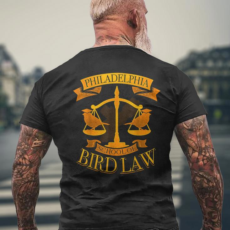 Philadelphia School Of Bird Law Pennsylvania Joke Men's T-shirt Back Print Gifts for Old Men