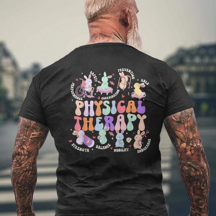 Physical Therapy Pt Physical Therapist Easter Day Nurse Men's T-shirt Back Print Gifts for Old Men