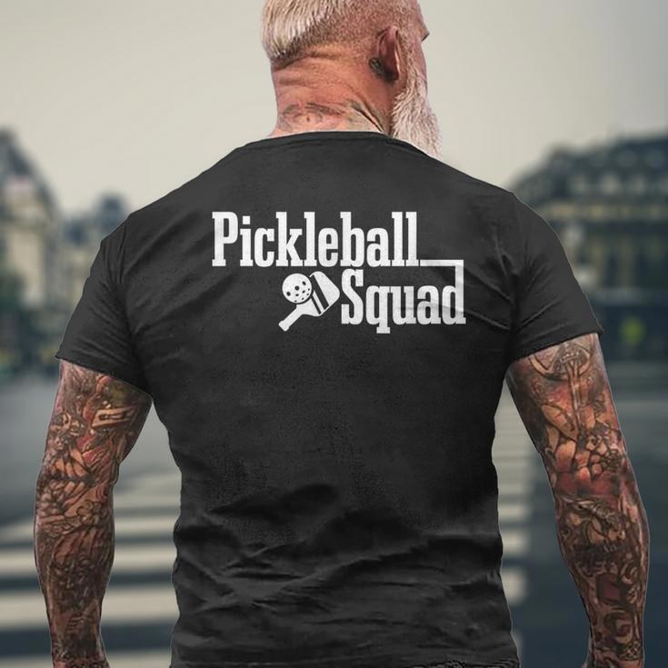 Pickleball Squad Hobby Sports Team Dinking Men's T-shirt Back Print Gifts for Old Men