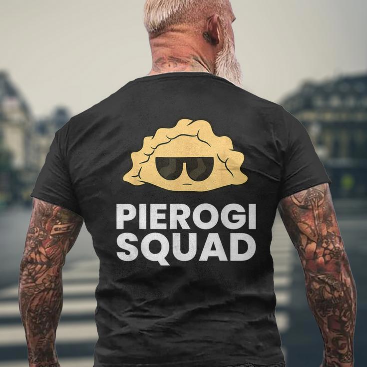 Pierogi Squad Poland Pierogi T-Shirt mit Rückendruck Geschenke für alte Männer