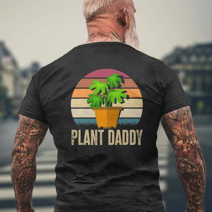 Plant Daddy Gardening Houseplants Plants Lover Plant Mens Back Print T-shirt Gifts for Old Men