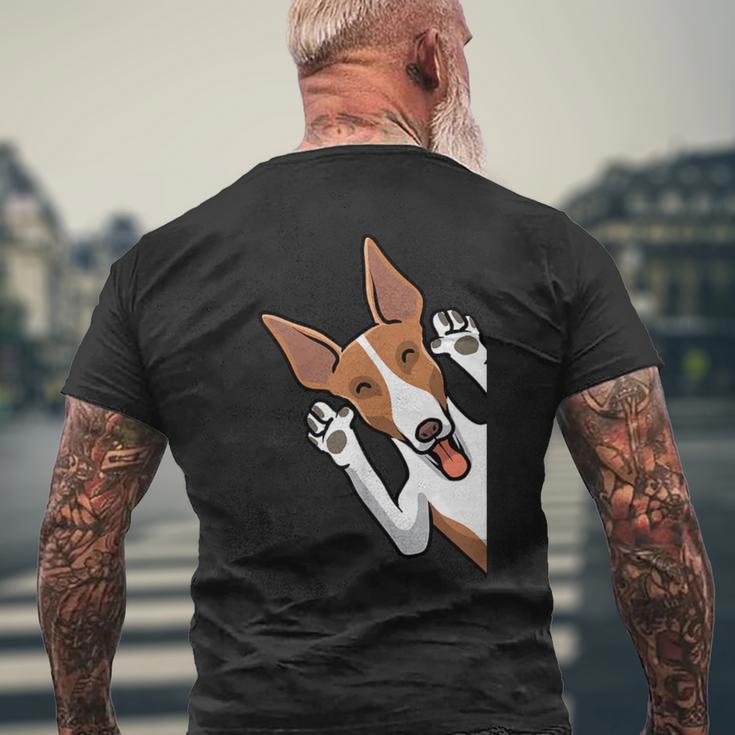 Podenco Ibicenco Dog T-Shirt mit Rückendruck Geschenke für alte Männer