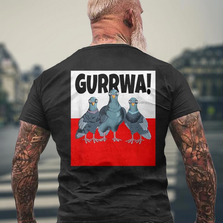 Polish Flag Gurrwa Kurwa Polish Wortwitz T-Shirt mit Rückendruck Geschenke für alte Männer