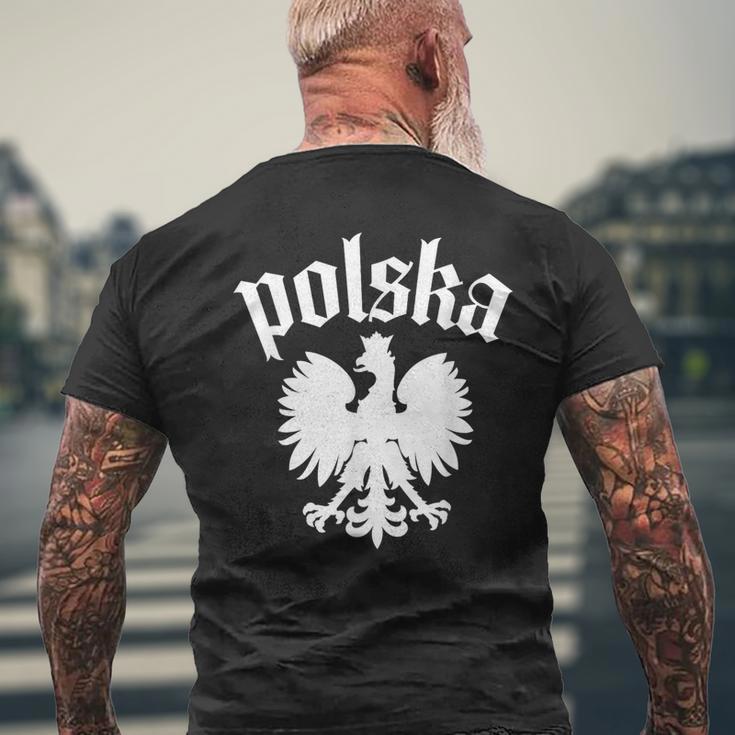 Polska Polish Eagle T-Shirt mit Rückendruck Geschenke für alte Männer