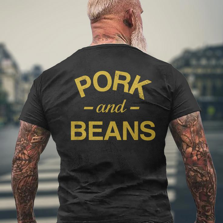 Pork And Beans Trash Food Men's T-shirt Back Print Gifts for Old Men