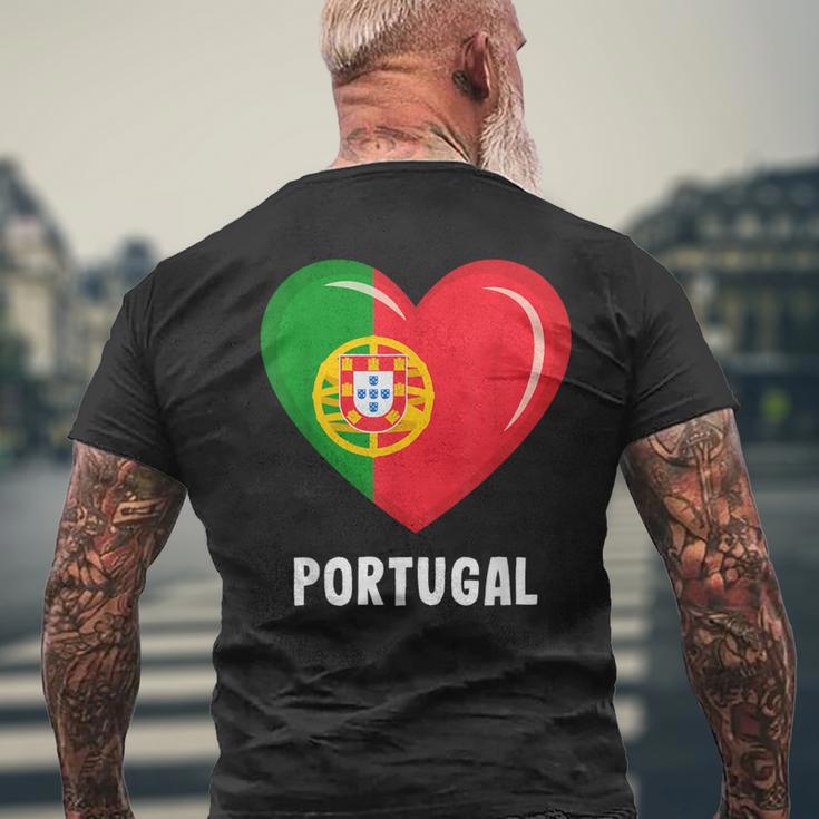 Portugal Flag Jersey Portuguese T-Shirt mit Rückendruck Geschenke für alte Männer