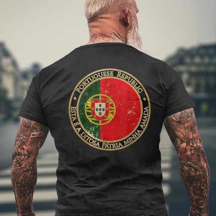 Portugal Portugiesische Kleidung Portugal Damen T-Shirt mit Rückendruck Geschenke für alte Männer