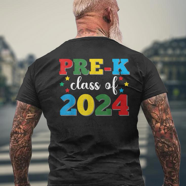 Pre-K Graduate Class Of 2024 Preschool Graduation Summer Men's T-shirt Back Print Gifts for Old Men