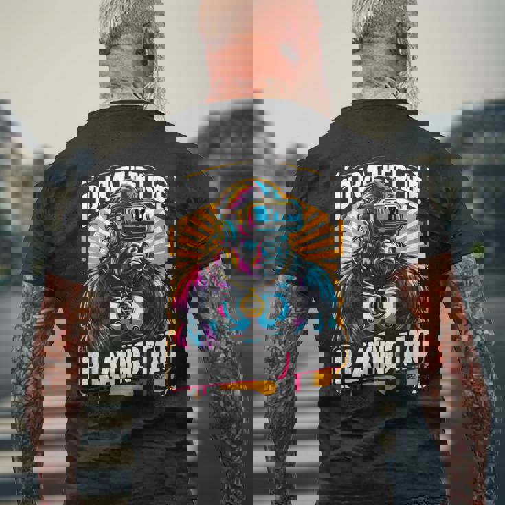 Prefiero Estar Jugando Tag Gorila Mono Tag Gorilar Game Camiseta Hombre Estampado Espalda Regalos para ancianos