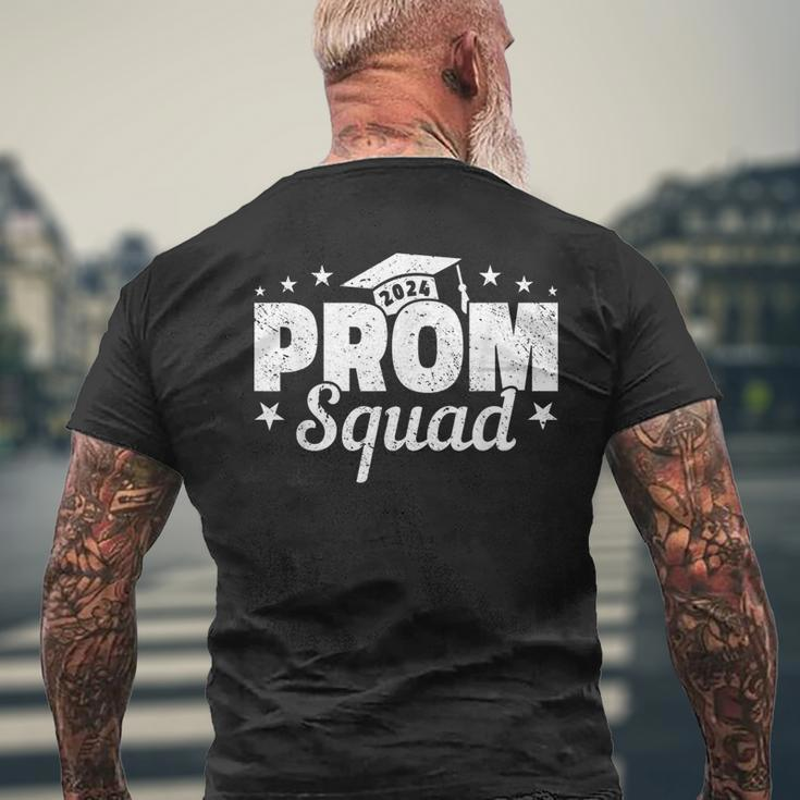 Prom Squad 2024 Graduate Prom Class Of 2024 Men's T-shirt Back Print Gifts for Old Men