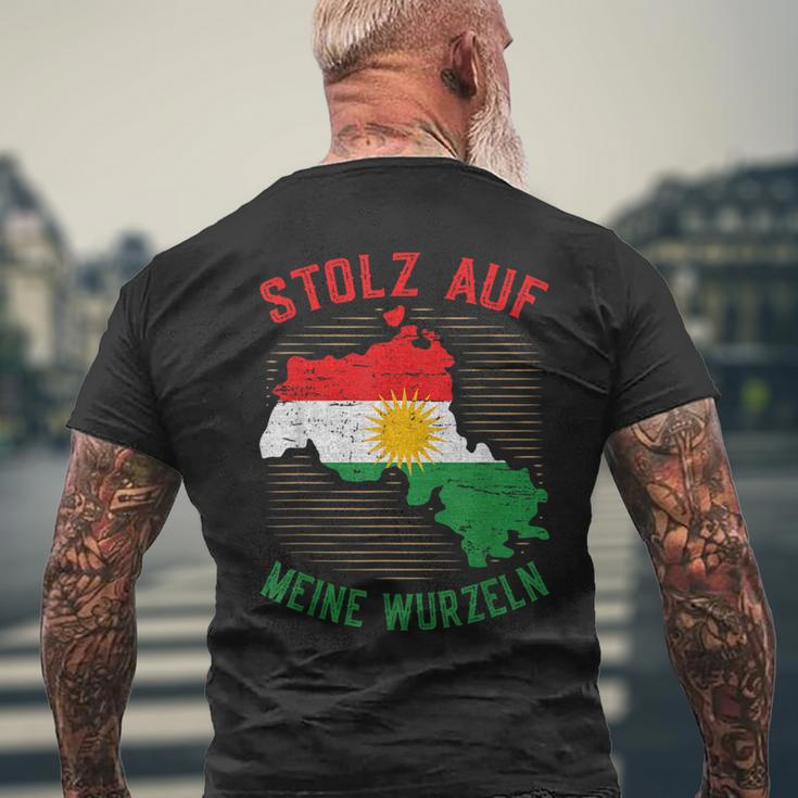Proud On My Kurdistan Kurdi Erbil Kurdistan T-Shirt mit Rückendruck Geschenke für alte Männer