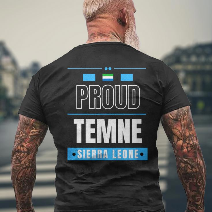 Proud Temne Sierra Leone Culture Favorite Tribe Men's T-shirt Back Print Gifts for Old Men