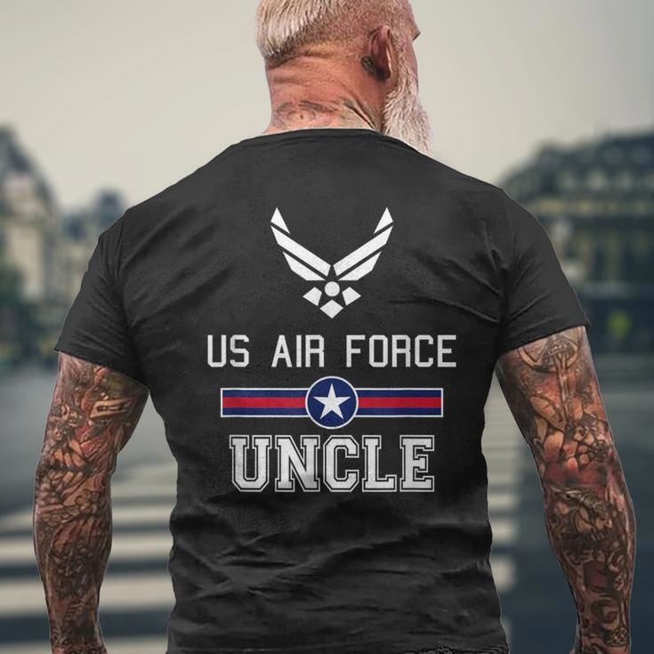 Proud Us Air Force Uncle Military Pride Men's T-shirt Back Print Gifts for Old Men
