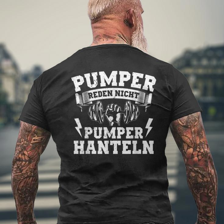 Pumper Speden Nicht Sie Dumbbeln Saying Strength Sports Gym T-Shirt mit Rückendruck Geschenke für alte Männer