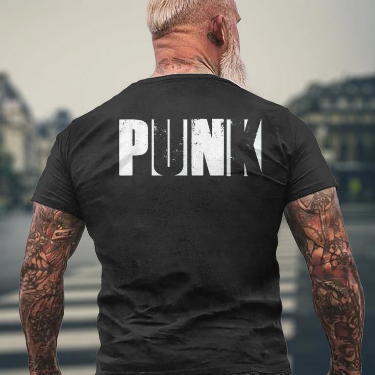 Punk Das Ist Meine Musik Rock Punker T-Shirt mit Rückendruck Geschenke für alte Männer