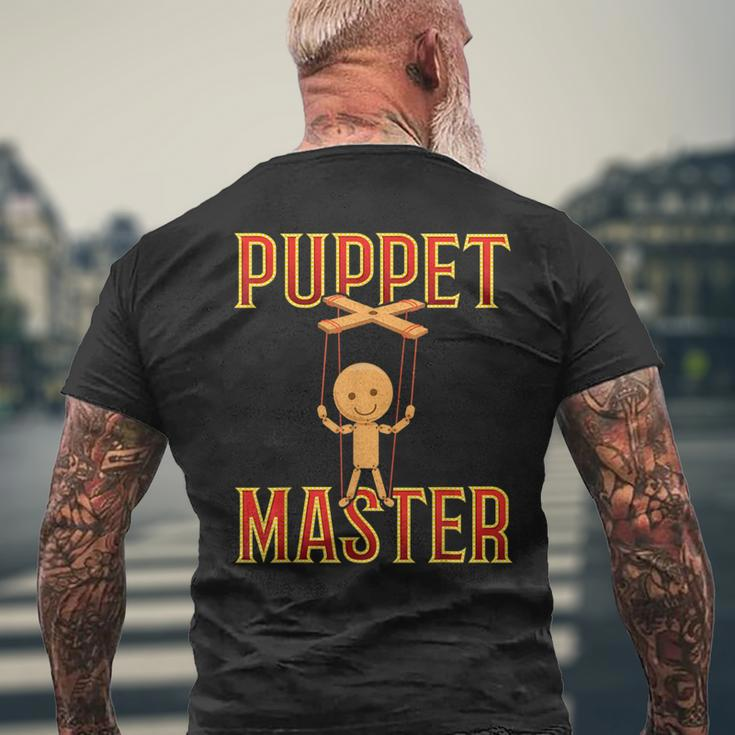 Puppet Master Ventriloquist Puppers Doll Puppet Show Men's T-shirt Back Print Gifts for Old Men