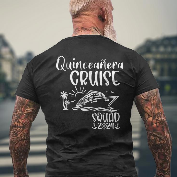 Quinceañera Cruise Squad 2024 Holiday Trip Family Matching Men's T-shirt Back Print Gifts for Old Men