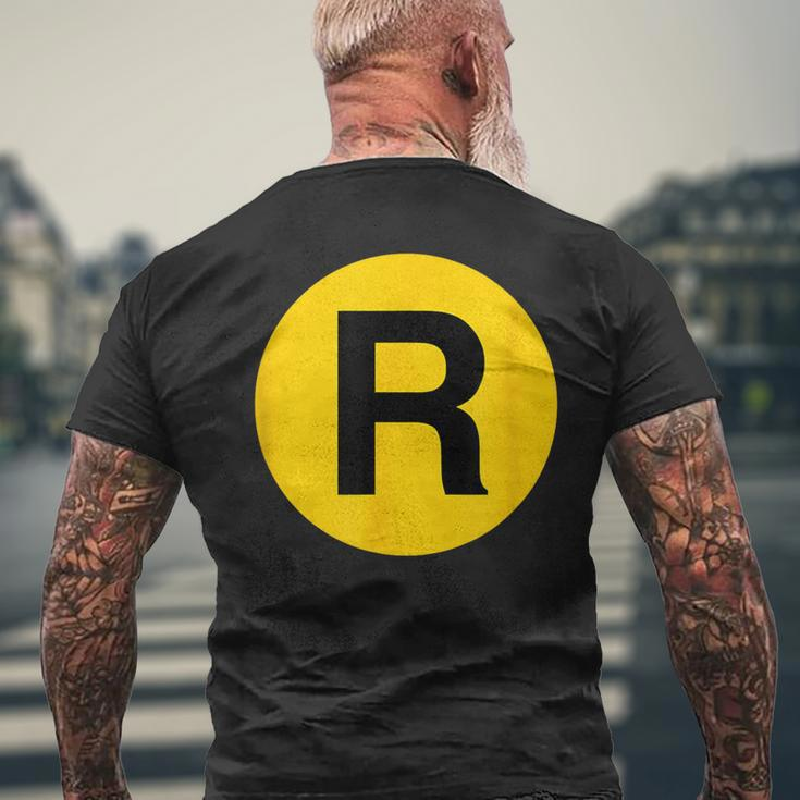 R Train New York Men's T-shirt Back Print Gifts for Old Men