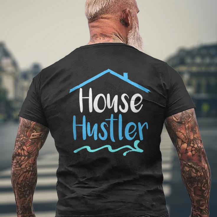 Realtor Real Estate Agent Advertising House Hustler Men's T-shirt Back Print Gifts for Old Men