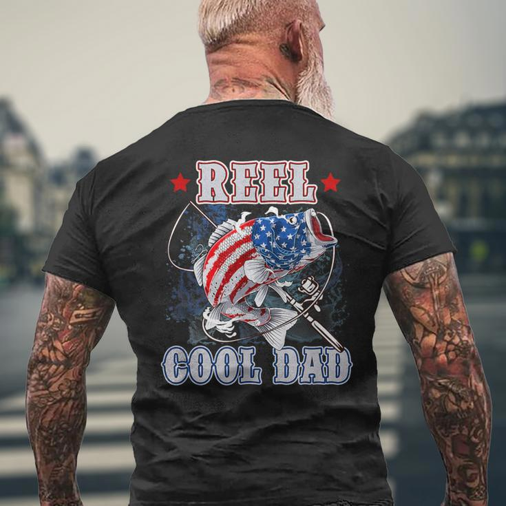 Reel Cool Dad Father's Day Fishing Dad Men's T-shirt Back Print Gifts for Old Men