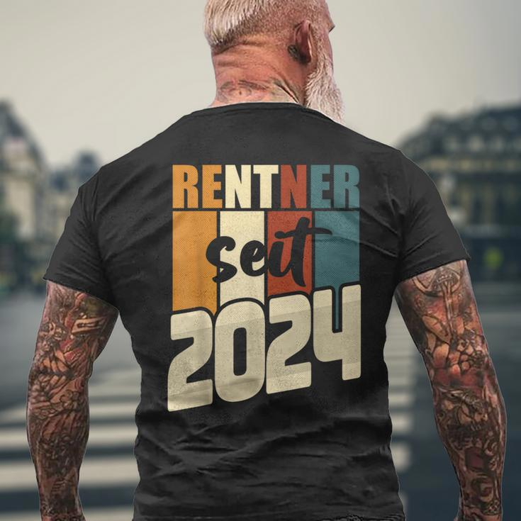 Rentner Seit 2024 German Language T-Shirt mit Rückendruck Geschenke für alte Männer
