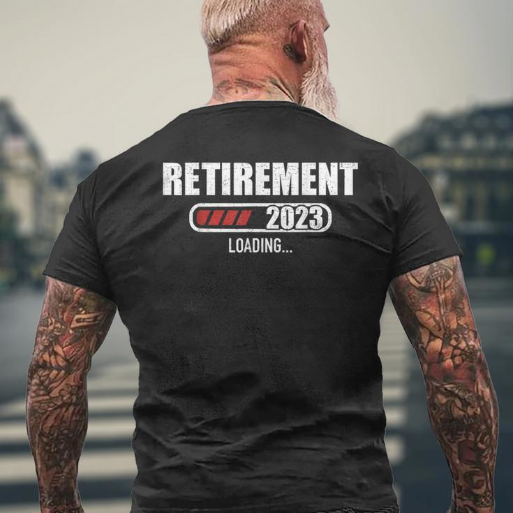 Retirement 2023 Loading Bar For Retired Coworker Men's T-shirt Back Print Gifts for Old Men