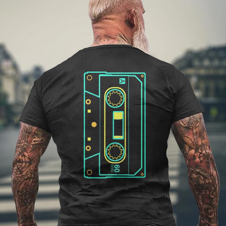 Retro Cassette 80S 90S Disco Party T-Shirt mit Rückendruck Geschenke für alte Männer