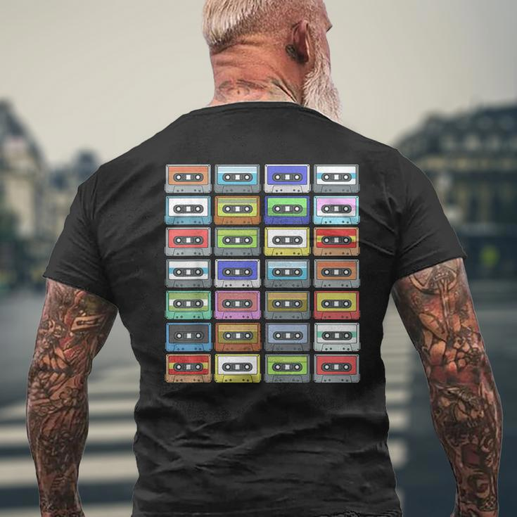 Retro Cassette 80S 90S Party T-Shirt mit Rückendruck Geschenke für alte Männer