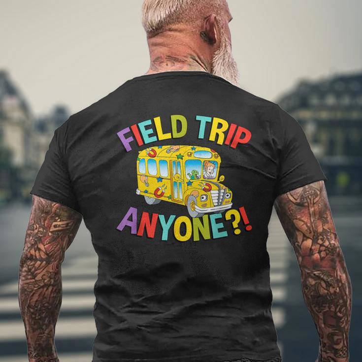 Retro Field Trip Anyone Magic School Bus Driver Men's T-shirt Back Print Gifts for Old Men