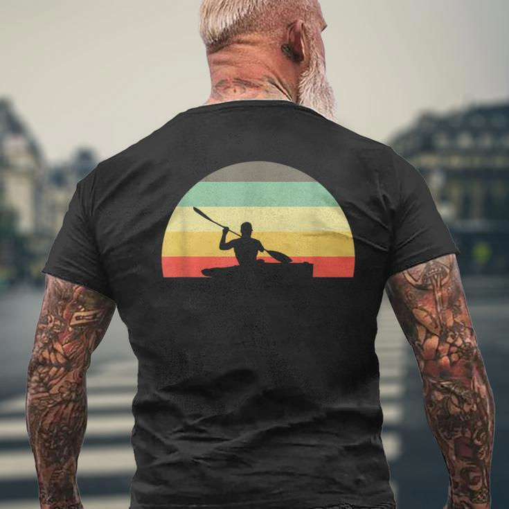 Retro Kayak Sports I Canoe Kayak Kayaker T-Shirt mit Rückendruck Geschenke für alte Männer