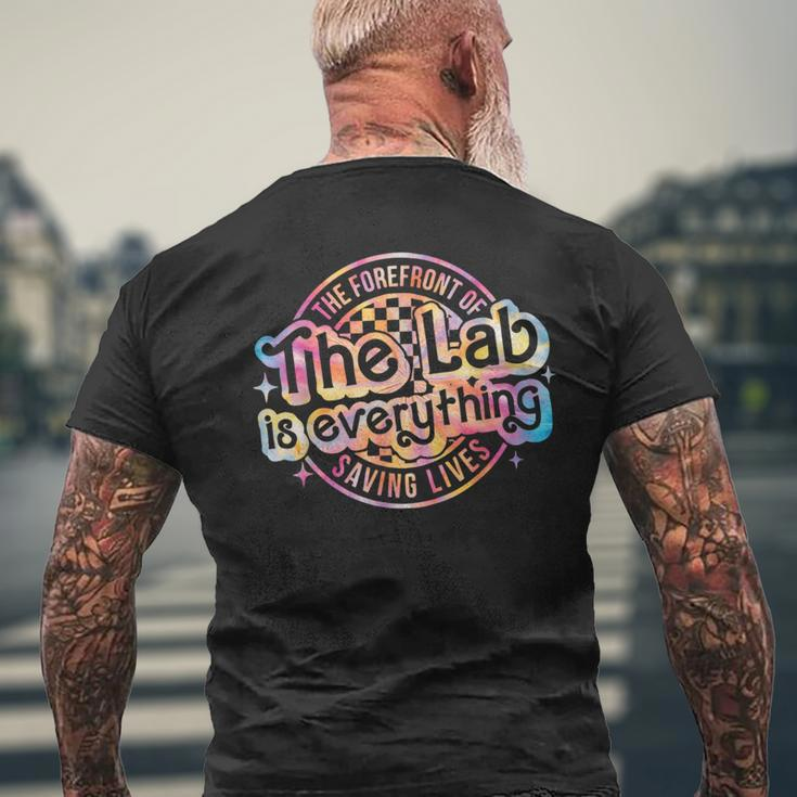 Retro The Lab Is Everything Lab Week 2024 Tie Dye Men's T-shirt Back Print Gifts for Old Men
