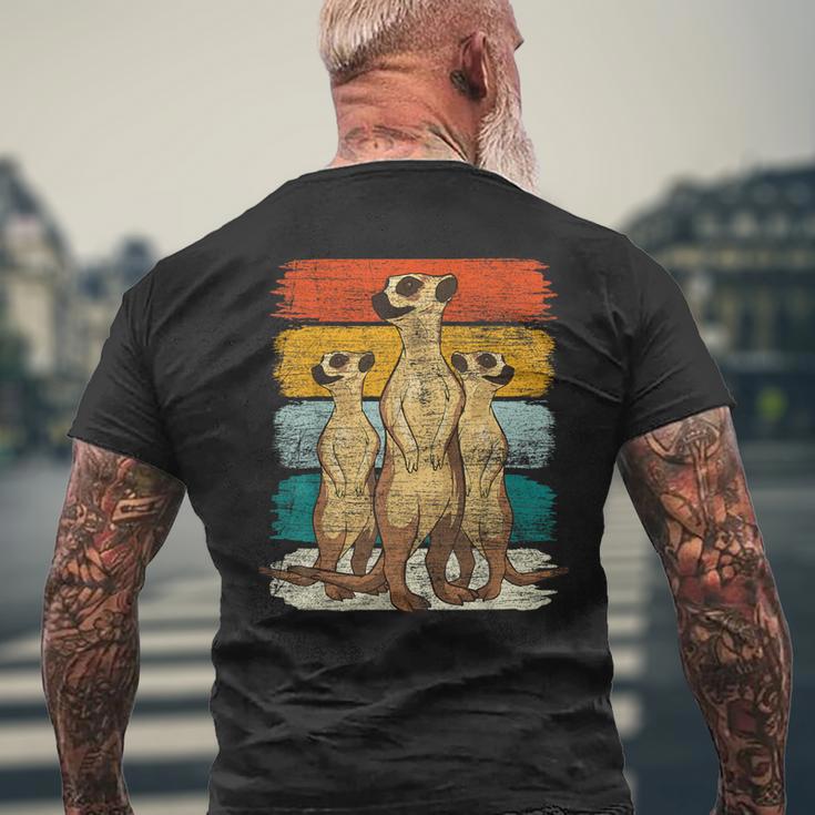 Retro Meerkat T-Shirt mit Rückendruck Geschenke für alte Männer