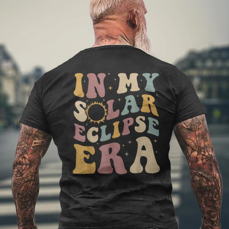 Retro In My Solar Eclipse Era Total Solar Eclipse 40824 Men's T-shirt Back Print Gifts for Old Men
