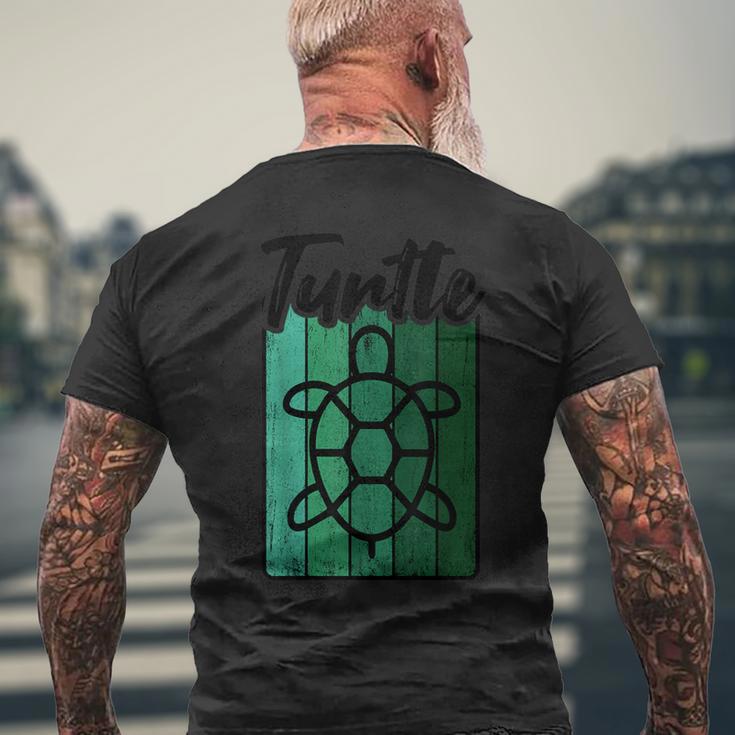 Retro Turtle Vintage T-Shirt mit Rückendruck Geschenke für alte Männer