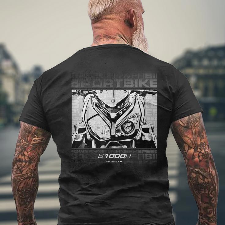 Ridezza S1000r Focus T-Shirt mit Rückendruck Geschenke für alte Männer