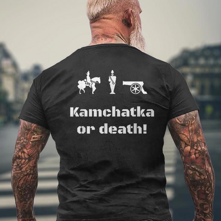 Risiko Kamchatka Or Death S T-Shirt mit Rückendruck Geschenke für alte Männer